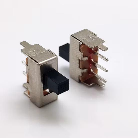 Slide Switch Two Pole Five Position DIP PCB Soldering Type