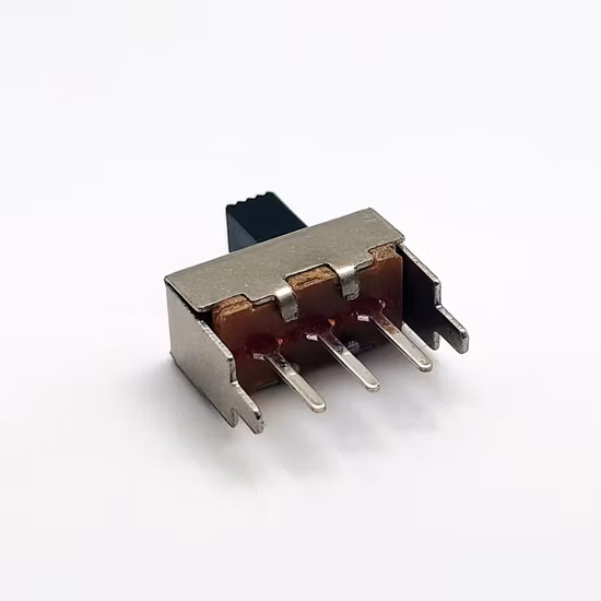 Slide Switch Two Pole Five Position DIP PCB Soldering Type