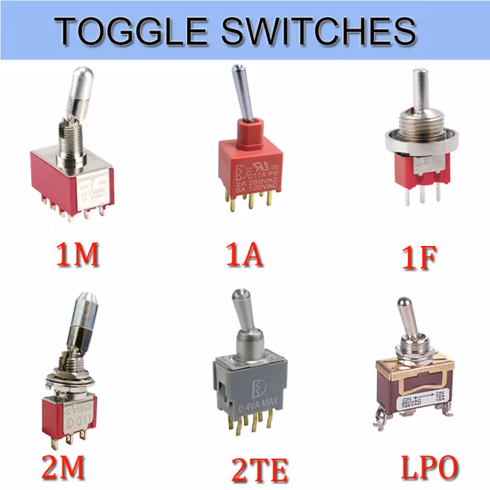 IP67 Waterproof Momentary Electrical on off Auto Power Switch Push Button UL Micro Toggle Switch