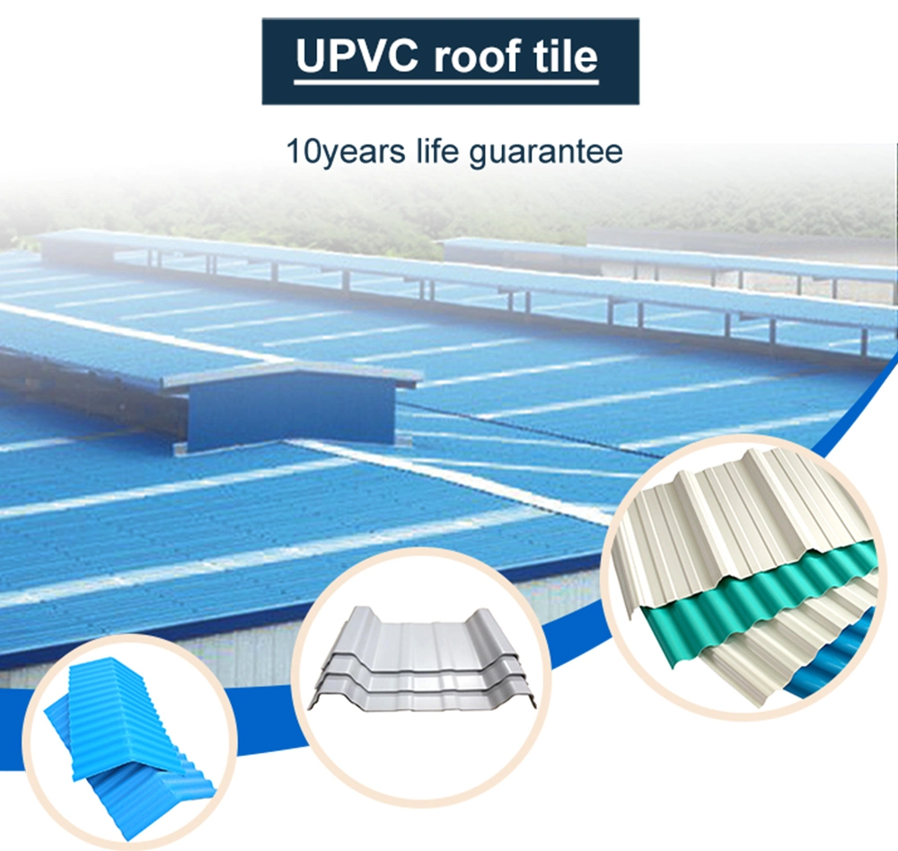 Impact Resistance Easy Install Manufacturers Corrugated Plastic PVC UPVC Roof/Roofing Sheets
